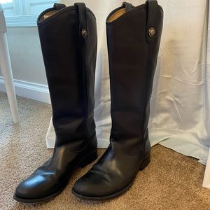 Black Frye Tall Riding Boots Size 8